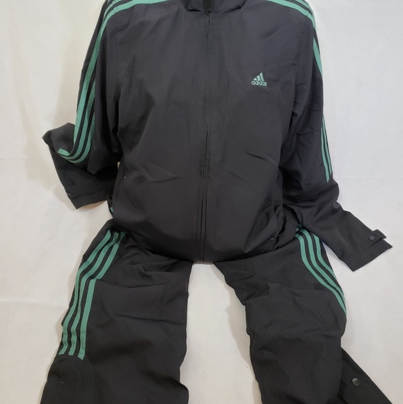 adidas Other - Adidas tracksuit set 2008 mens size med black grn